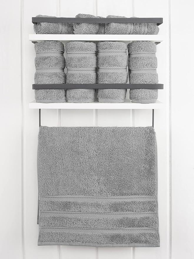 American Soft Linen 100% Cotton Luxury Turkish Towels, 4 PC Hand Towel Set | Soft Absorbent Quick Dry OEKO Tex Standard 100 Certificated Durable Machine Washable Breathable Premium Hotel Quality