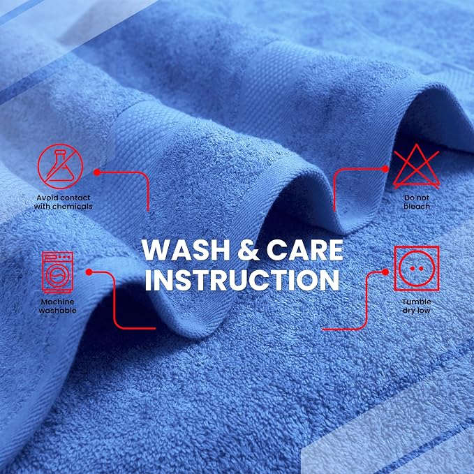 Infinitee Xclusives Jumbo Bath Sheets Towels for Adults – 600 GSM (35X70 Inches)– 100% Ring Spun Cotton, Soft and Absorbent Large Bath Towels for Bathroom