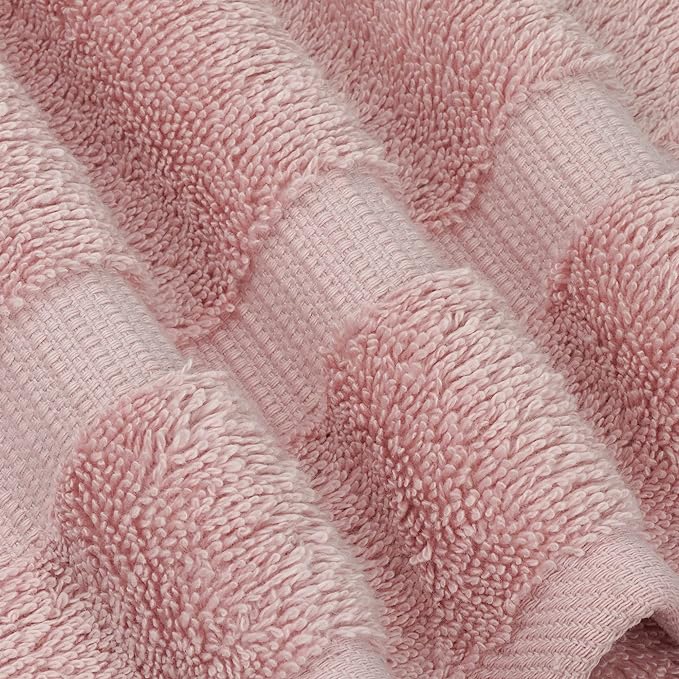 Chakir Turkish Linens 6 Piece Hand Towels, 100% Cotton Luxury Turkish Towels for Bathroom, Soft Absorbent Hand Towel Set, 16 x 30 Inches, Pink