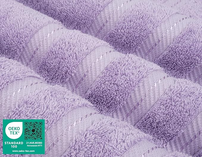 American Soft Linen 100% Cotton Luxury Turkish Towels, 6 Piece Towel Set | Soft Absorbent Quick Dry OEKO Tex Standard 100 Certificated Durable Machine Washable Breathable Premium Hotel Quality