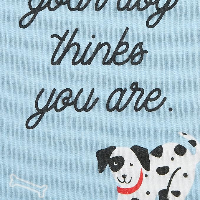 DII Everyday Pets Kitchen Collection Absorbent Dishtowel Set, 18x28, Dog Person, 3 Count