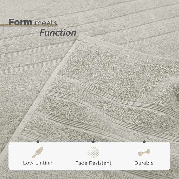 Martex 2-Pack Ultimate Performance Bath Sheet Set, New Sand, 33" x 65" | 100% Cotton, Extra Large Bath Towels, Super Absorbent, Low-Linting, Supersoft