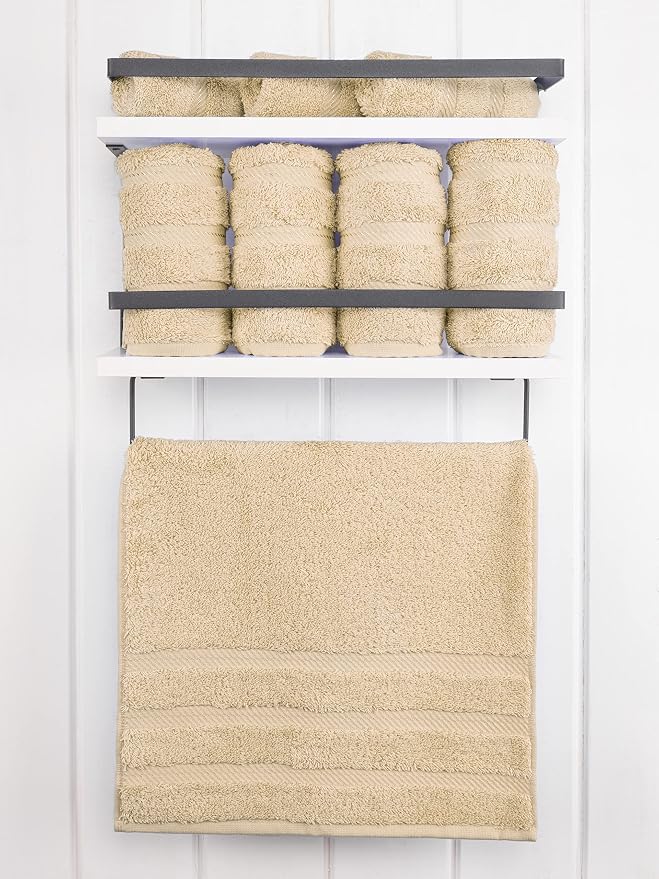 American Soft Linen 100% Cotton Luxury Turkish Towels, 4 PC Hand Towel Set | Soft Absorbent Quick Dry OEKO Tex Standard 100 Certificated Durable Machine Washable Breathable Premium Hotel Quality