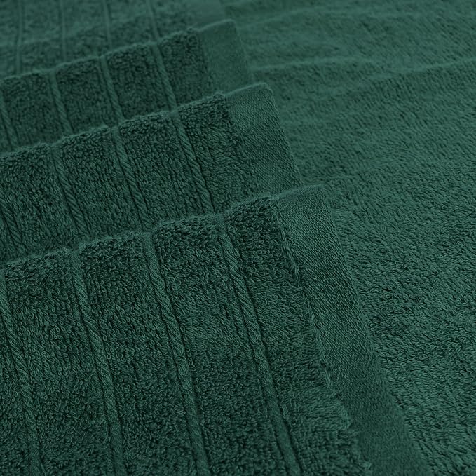 Tens Towels Pack of 2 Extra Large Bath Sheets 35 x 70 Inches, 100% Cotton, Larger & Lighter Weight, Quicker to Dry, Super Soft & Absorbent, Oversized Bath Towels, Hunter Green