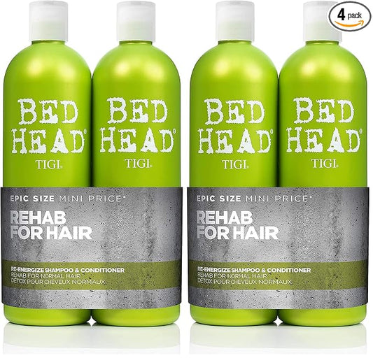 Bed Head by TIGI Urban Antidotes Re-Energize Daily Shampoo and Conditioner 25.36 fl oz 2 count (Pack of 2)