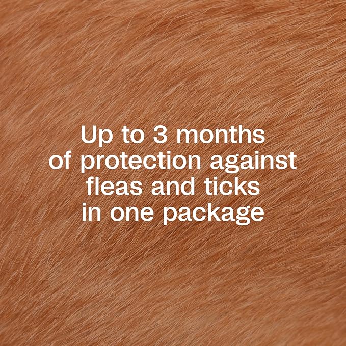 ADAMS Plus Flea & Tick Prevention Spot On for Dogs, Extra Large Dogs, Kills Fleas & Ticks (Brown Dog/Deer Ticks), Kills and Repels Mosquitoes, Prevents Flea Infestations, 3-Month Supply, 3 Pack