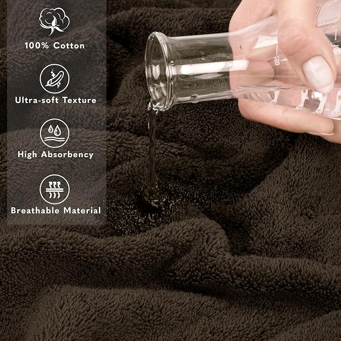 American Soft Linen 100% Cotton Luxury Turkish Towels, 40x80 XL Bath Sheet | Soft Absorbent Quick Dry OEKO Tex Standard 100 Certificated Durable Machine Washable Breathable Premium Hotel Quality