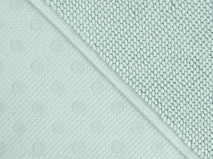 Cotton Paradise 100% Cotton Turkish Bathmat Rug, Soft Absorbent Quick Dry Non Slip, 20x34 Bathmat Rug, Mint Green