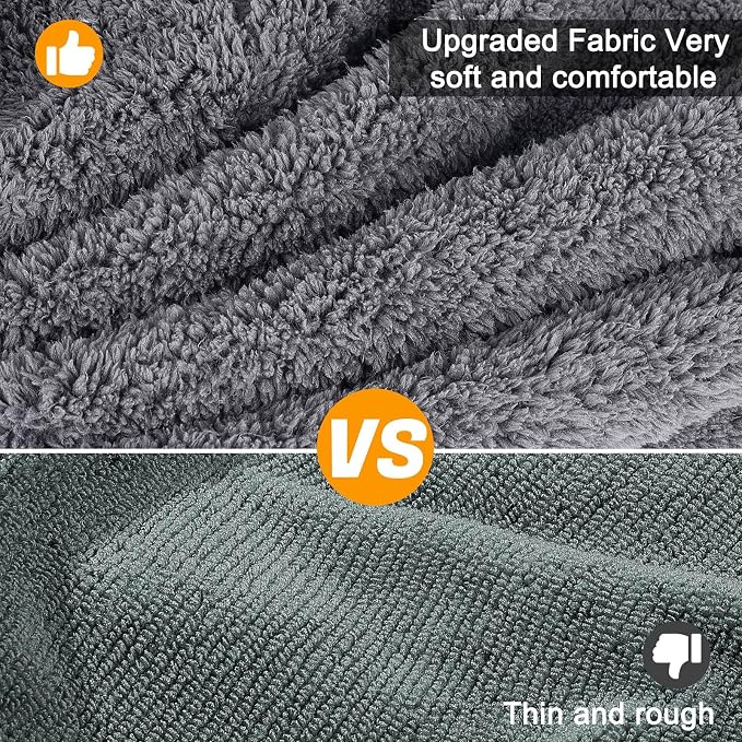 Dog Bathrobe Super Absorbent Dog Towels Large Quick Drying Robes for After Bath Soft Adjustable Warm Keeping Dogs Towel(S-XXL)