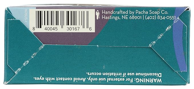 Pacha Soap Calm Peaces Bar Soap, 7 Oz