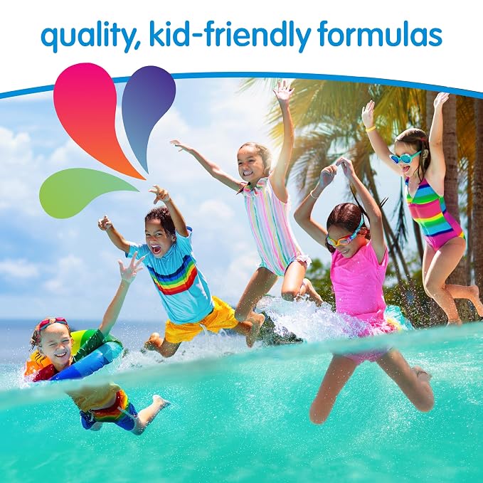 SoCozy Kids Swim 3-in-1 Shampoo, Conditioner & Body Wash - 3-in-1 Combo Pool Shampoo & Conditioner for Swimmers - Salt & Chlorine Removing Activated Charcoal
