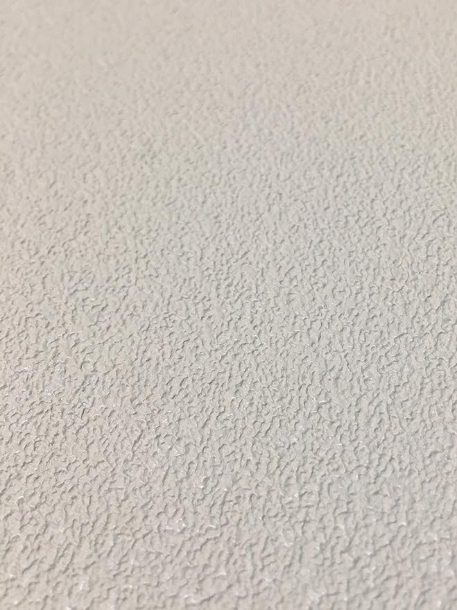 Safe Way Traction 16" X 40" White Adhesive Vinyl Anti Slip Non Skid Safety Bath Mat with Drain Cut Out