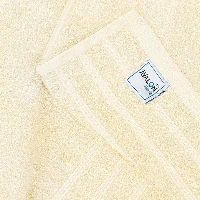 Avalon Towels Bath Towels Set of 4, Size 30 x 60 Inches, Highly Soft and Absorbent, Quick Drying, Lightweight, Perfect for Daily Use