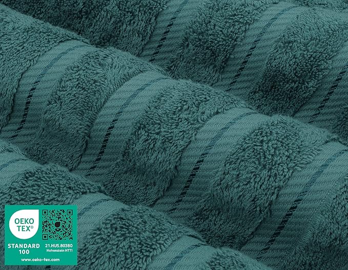 American Soft Linen 100% Cotton Luxury Turkish Towels, 3 Piece Towel Set | Soft Absorbent Quick Dry OEKO Tex Standard 100 Certificated Durable Machine Washable Breathable Premium Hotel Quality