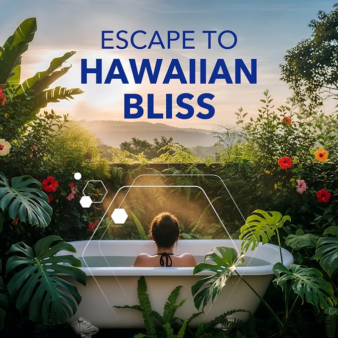 Dr Teal's Epsom Salt Magnesium Soak, Limited Edition Hawaiian Bliss, 3 lbs