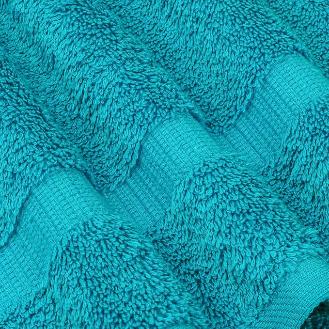 Chakir Turkish Linens 2 Piece Large Bath Sheets, 100% Cotton Luxury Turkish Towels for Bathroom, Soft Absorbent Oversized Bath Towels, 35 x 70 Inches, Aqua