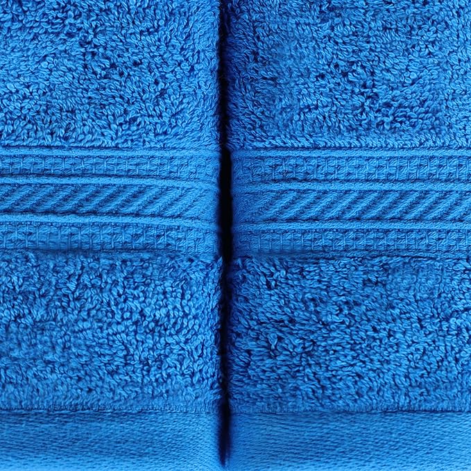 Superior Long Staple 100% Combed Cotton 700GSM 2-Piece Solid Bath Sheet Set for Bathroom, Shower, Kitchen-Super Soft, Plush, Highly Absorbent, Assorted 2-Piece Bath Seets, Allure