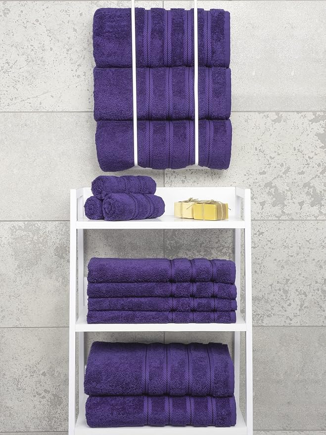 American Soft Linen 100% Cotton Luxury Turkish Towels, 4 PC Bath Towel Set | Soft Absorbent Quick Dry OEKO Tex Standard 100 Certificated Durable Machine Washable Breathable Premium Hotel Quality