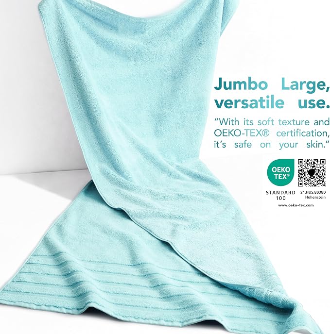 American Soft Linen 100% Cotton Luxury Turkish Towels, 35x70 XL Bath Sheet | Soft Absorbent Quick Dry OEKO Tex Standard 100 Certificated Durable Machine Washable Breathable Premium Hotel Quality