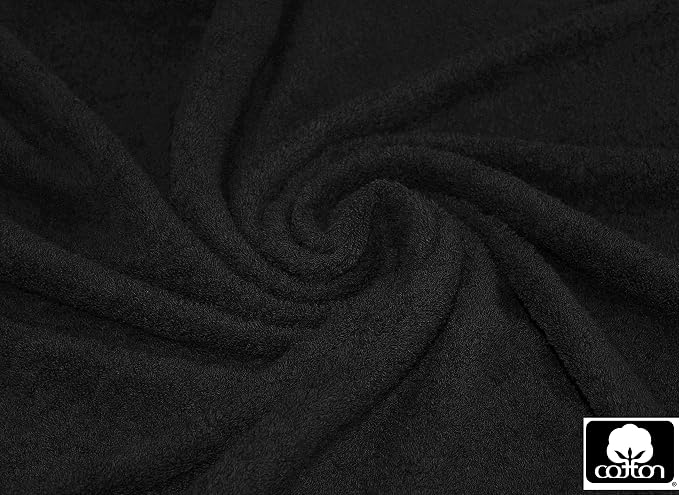 COTTON CRAFT Ultra Soft Bath Sheets - 2 Pack - 35 x 70 - Absorbent Quick Dry Everyday Luxury Hotel Bathroom Spa Gym Shower Beach Pool Travel Dorm - 100% Ringspun Cotton - 580 GSM - Easy Care - Black