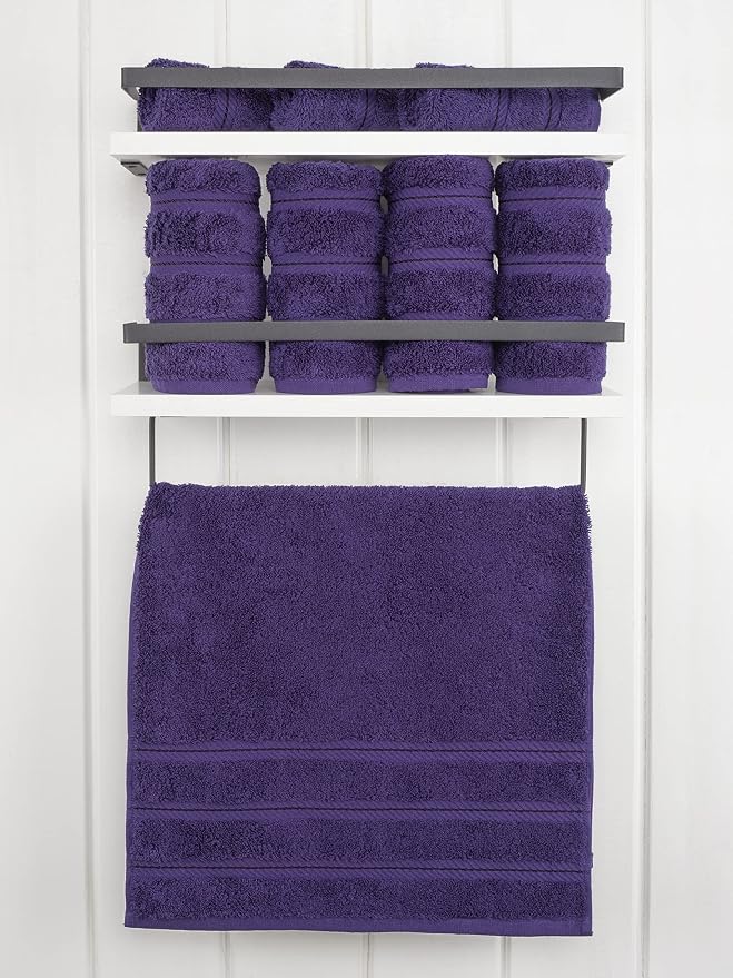 American Soft Linen 100% Cotton Luxury Turkish Towels, 4 PC Hand Towel Set | Soft Absorbent Quick Dry OEKO Tex Standard 100 Certificated Durable Machine Washable Breathable Premium Hotel Quality