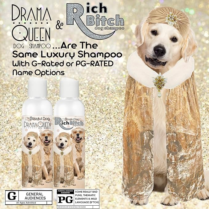The Blissful Dog Golden Retriever Drama Queen Dog Shampoo, 16 oz.