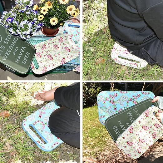 3-Pack Gardening Kneel Pads for Knee Protection, Garden Kneelers, Bath Floor Yoga Kneeler Mat, Garden Kneeling Cushions Baby Tub Bathing, Car Repair, House Chores Medium