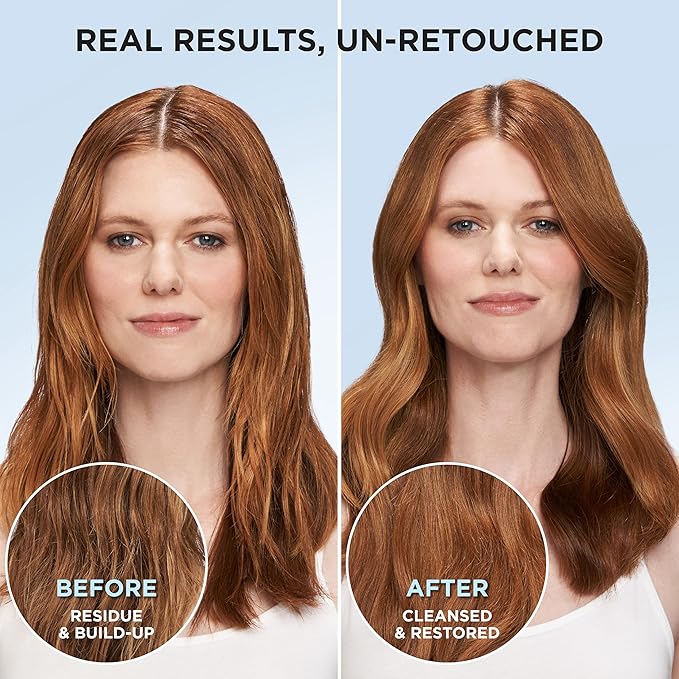 L'Oreal Paris Clarify and Restore Sulfate Free Shampoo and Conditioner Set with Antioxidants for Hard Water Exposure and Styling Build-up, EverPure, 1 Hair Care Kit