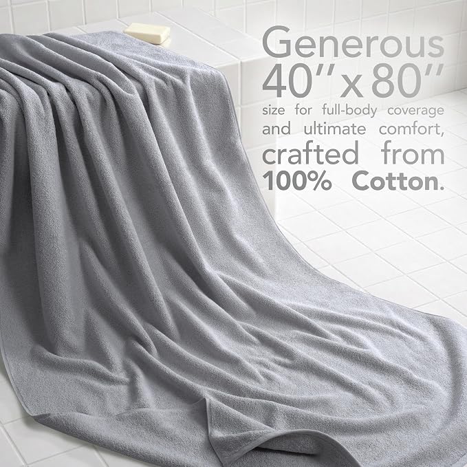 American Soft Linen 100% Cotton Luxury Turkish Towels, 40x80 XL Bath Sheet | Soft Absorbent Quick Dry OEKO Tex Standard 100 Certificated Durable Machine Washable Breathable Premium Hotel Quality