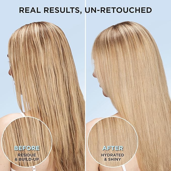 L'Oreal Paris Clarify and Restore Sulfate Free Shampoo and Conditioner Set with Antioxidants for Hard Water Exposure and Styling Build-up, EverPure, 1 Hair Care Kit
