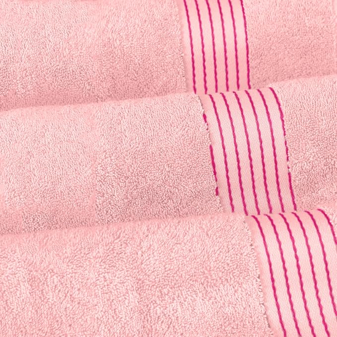Elegant Comfort Premium Super Soft Highly Absorbent 1 Piece Oversized Bath Sheet - 40" x 80" inch, Luxurious Hotel Spa Quality 100% Turkish Cotton Extra Large Bath Towels for Adults, Dusty Rose
