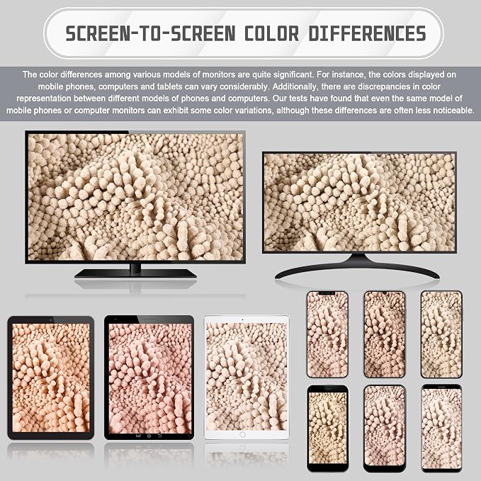 Yimobra Bathroom Rug Mat 44 x 24, Non Slip and Super Absorbent Bath Mat,Machine Washable Quick Dry,Ultra Plush Chenille Shower Rugs for Bathroom Floor Sink Tub and Shower Outside, Beige
