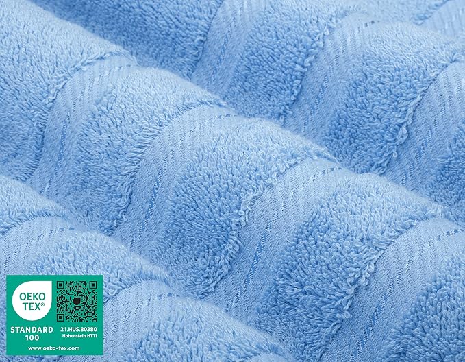 American Soft Linen 100% Cotton Luxury Turkish Towels, 3 Piece Towel Set | Soft Absorbent Quick Dry OEKO Tex Standard 100 Certificated Durable Machine Washable Breathable Premium Hotel Quality