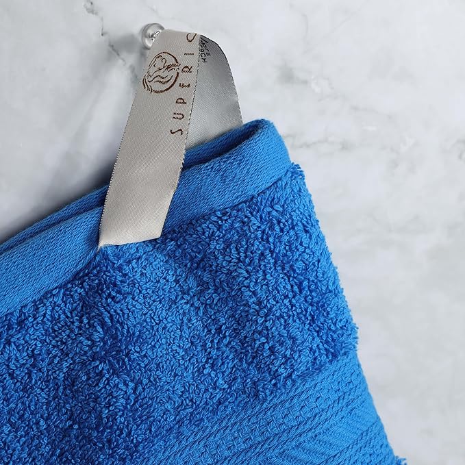Superior Long Staple 100% Combed Cotton 700GSM 2-Piece Solid Bath Sheet Set for Bathroom, Shower, Kitchen-Super Soft, Plush, Highly Absorbent, Assorted 2-Piece Bath Seets, Allure