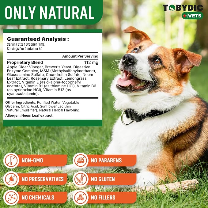 Flea & Tick Prevention Support - Oral Flea Natural Control & Treatment for Dogs and Cats - Herbal Medicine for Small and Large Dogs with Multivitamin Pet Supplement