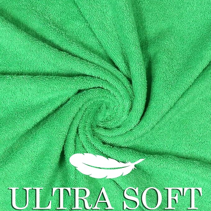 Bath Towels Set-100% Cotton-2 Bath Towels, 2 Hand Towels & 2 Washcloths-Large, Quick Dry, Absorbent, Soft & Plush, Gym, Spa, Hotel, Pool, Shower Towels -6 Piece Luxury Bathroom Towels
