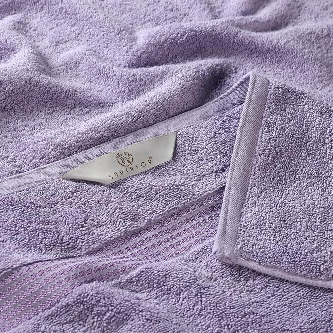 Superior Egyptian Cotton 10-Piece Face Towel Set , Small Towels For Facial, Spa, Quick Dry, Absorbent Towels, Bathroom Accessories, Guest Bath, Home Essentials, Washcloth, Airbnb, Royal Purple