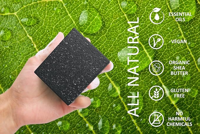 NATURAL AMERICAN ELEMENTS Men's Bar Soap - Masculine Scents, 100% Natural Soap for Men - Essential Oils, Organic Shea Butter - Made in USA, Body Wash - 5 oz (6pk) | 100% Natural, Essential Oils, Organic Shea Butter, Made in USA, Body Wash
