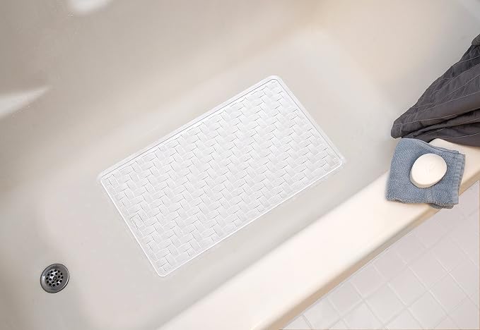 AquaTouch Rubber Safety Bath Mat, Medium 14' x 24' (Pack of 6)