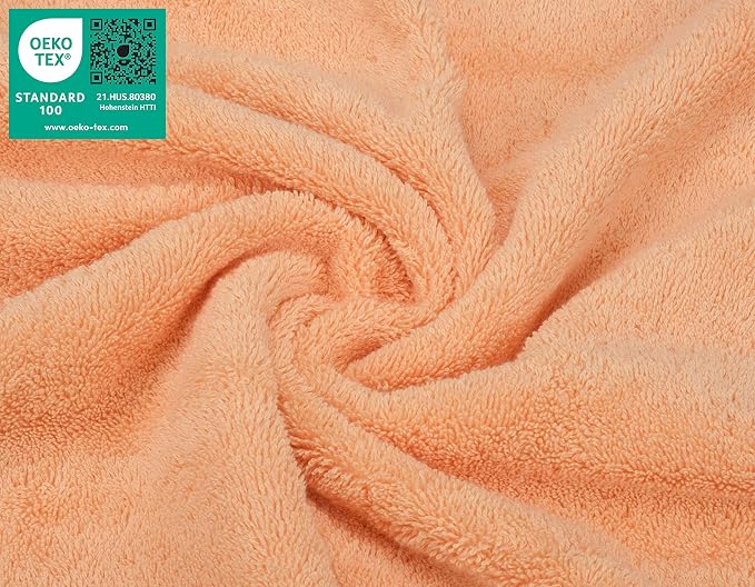 American Soft Linen 100% Cotton Luxury Turkish Towels, 4 PC Washcloth Set | Soft Absorbent Quick Dry OEKO Tex Standard 100 Certificated Durable Machine Washable Breathable Premium Hotel Quality