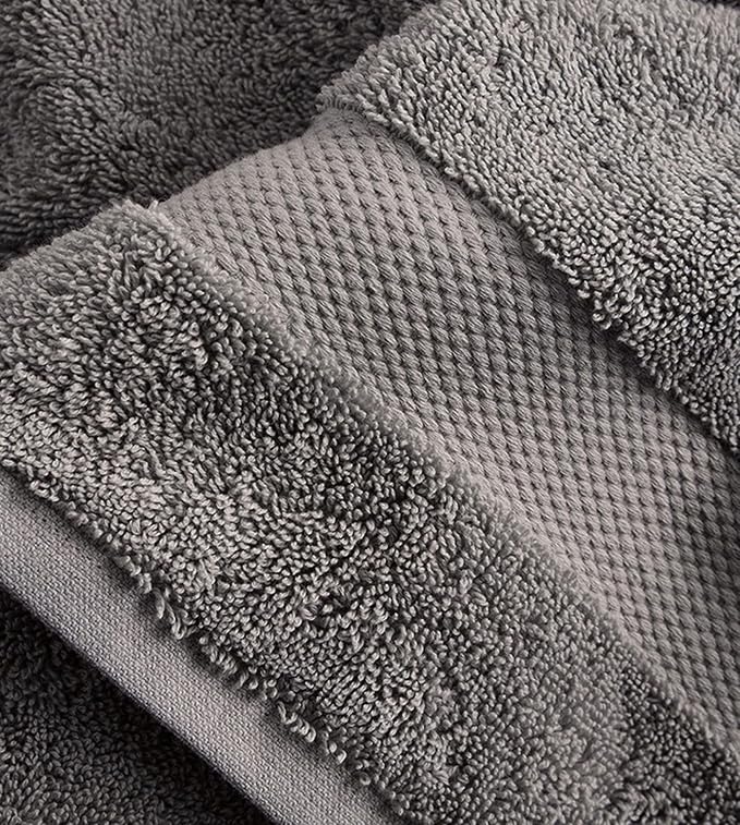 100% Organic Cotton Towels 650 GSM Plush Feather Touch Quick Dry Wash Cloth, Pack of 12 GOTS Certified, Oeko-Tex Green Certified, Organic Cotton Wash Cloth, 13"X13"