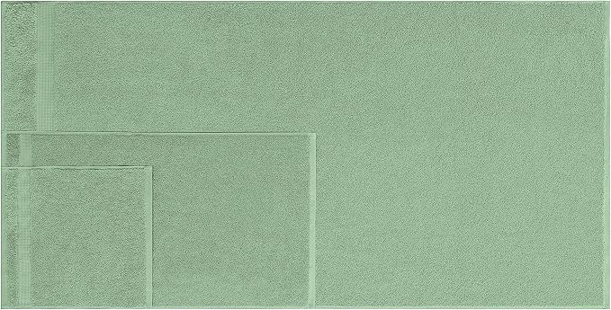 American Bath Towels 100% Cotton 6 Piece Turkish Towel Set, Ultra Soft Absorbent Bathroom Towels, 2 Bath Towel 2 Hand Towels 2 Washcloths, Sage Green