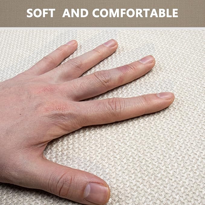 Non-Slip Bath Mats Quick Dry Absorbent Bathroom Rugs Machine Washable Thin Woven Mats for Floor Fit Under Door Easy to Clean