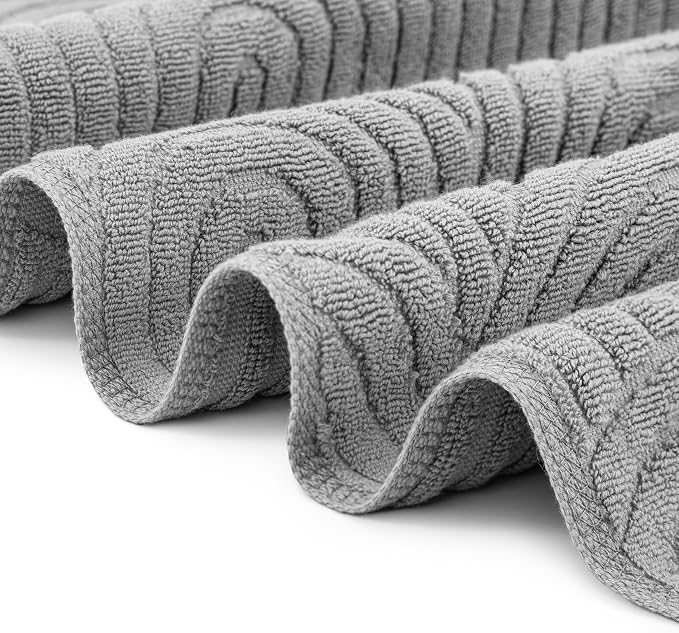 KIBAGA Decorative Hand Towels for Your Bathroom Or Kitchen – Luxurious Set of 2 Soft Boho Cotton Towels are Absorbent, Lightweight & Dry Quickly - Perfect to Elevate Any Bath Decoration at Home