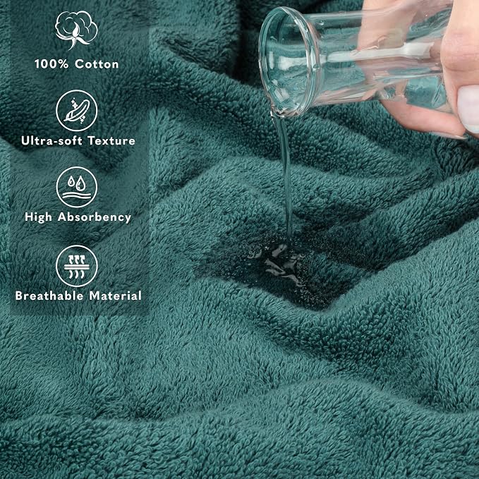 American Soft Linen 100% Cotton Luxury Turkish Towels, 40x80 XL Bath Sheet | Soft Absorbent Quick Dry OEKO Tex Standard 100 Certificated Durable Machine Washable Breathable Premium Hotel Quality