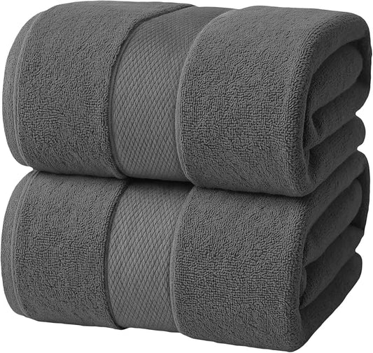 Infinitee Xclusives Jumbo Bath Sheets Towels for Adults – 600 GSM (35X70 Inches)– 100% Ring Spun Cotton, Soft and Absorbent Large Bath Towels for Bathroom