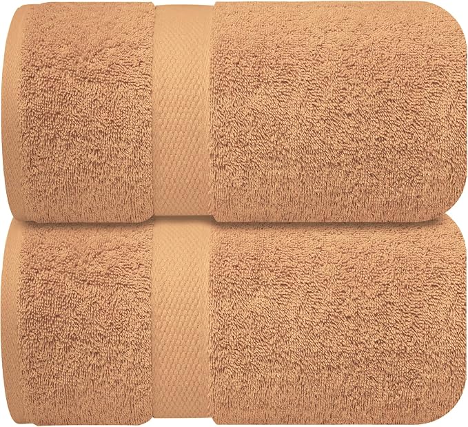 Infinitee Xclusives Jumbo Bath Sheets Towels for Adults – 600 GSM (35X70 Inches)– 100% Ring Spun Cotton, Soft and Absorbent Large Bath Towels for Bathroom