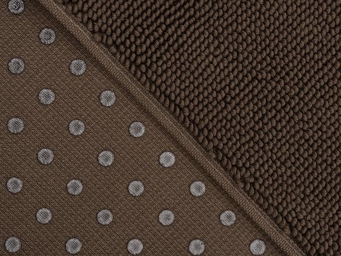 Cotton Paradise 100% Cotton Turkish Bathmat Rug, Soft Absorbent Quick Dry Non Slip, 17x24 Bathmat Rug, Chocolate Brown