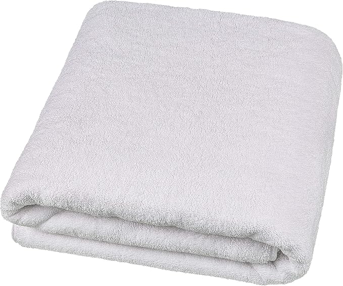 100% Cotton Oversized 40x80 Bath Sheet, Turkish Bath Towels for Bathroom Extra Large, White Bath Sheet