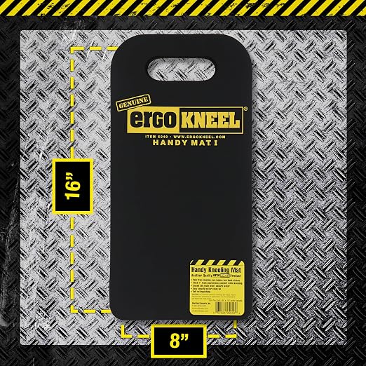 Foam Kneeling Pad – Extra Thick 1” Kneeling Mat 8” x 16” | Working Pad for Knees & Back | Heavy-Duty Anti-Fatigue Knee Cushion | Portable Industrial Kneeling Pad, Garden Mat